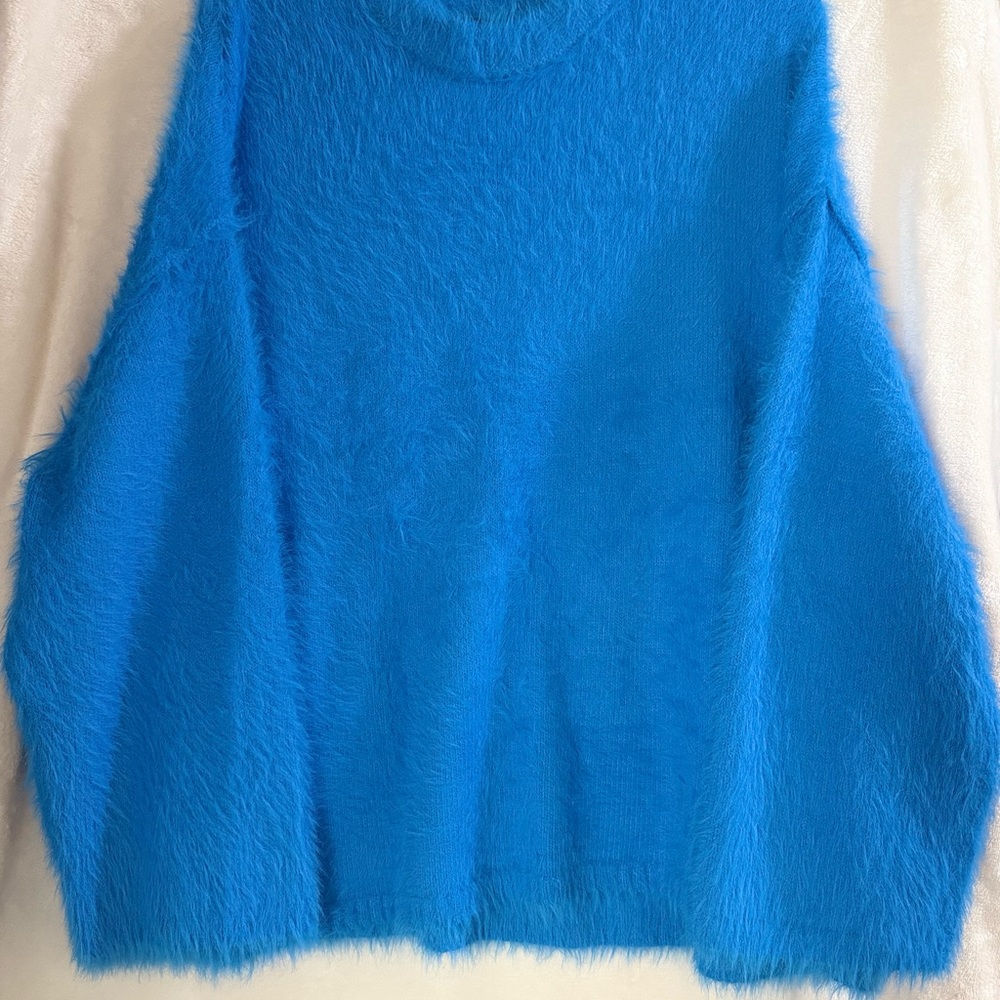 Free People- Harrison Bunny Crew Fuzzy Sweater